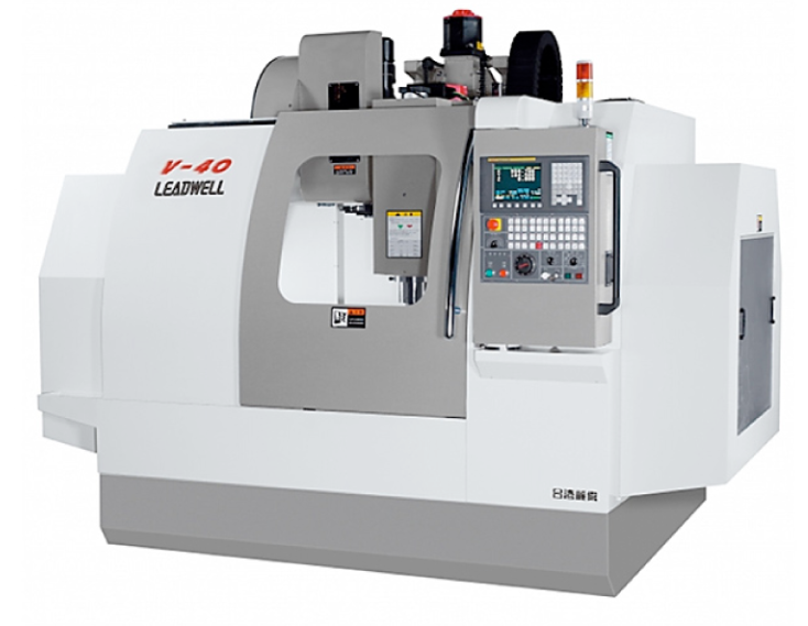 Leadwell V-40 vertical machining center at Germet, Bogotá